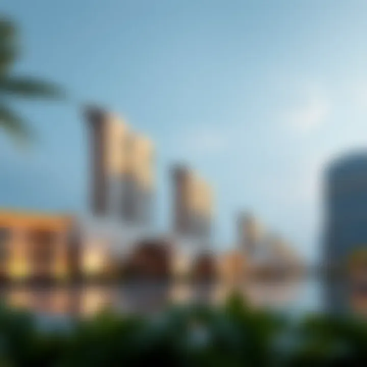 Conceptual design of sustainable architecture along Dubai Creek