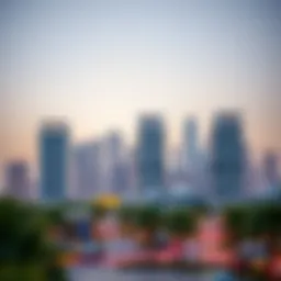 Stunning skyline view of Dubai Hills Emaar showcasing modern architecture