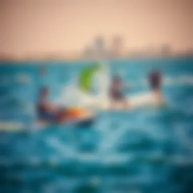 Thrilling Water Sports at Kite Beach Vibrant beach activities showcasing water sports