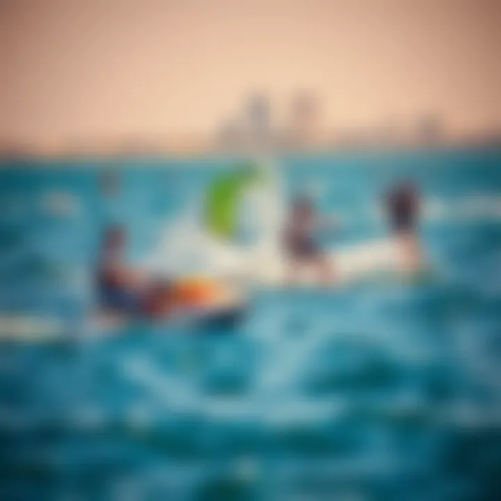Thrilling Water Sports at Kite Beach Vibrant beach activities showcasing water sports