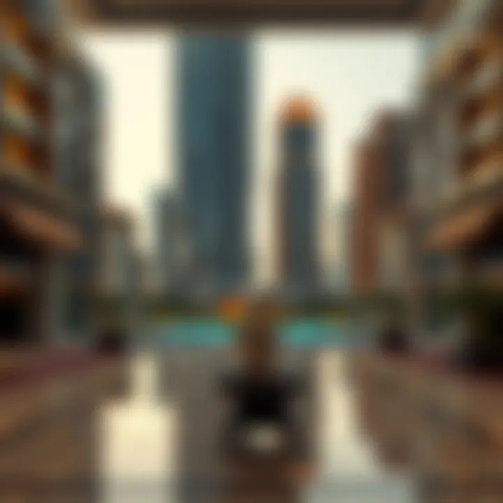 Infographic illustrating real estate market trends in Dubai