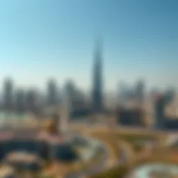 Dubai skyline showcasing educational institutions