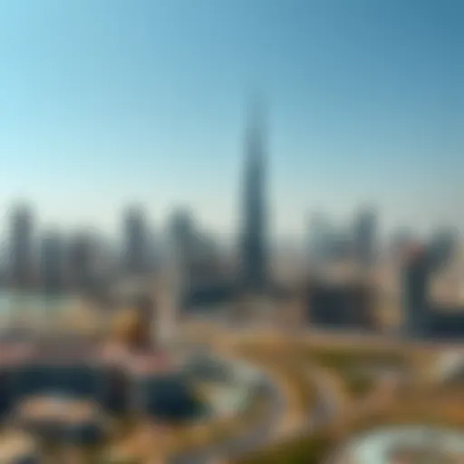 The Educational Skyline of Dubai Dubai skyline showcasing educational institutions
