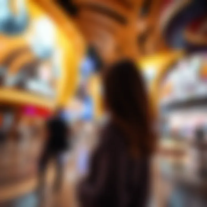 Vibrant entertainment zones within Dubia Mall