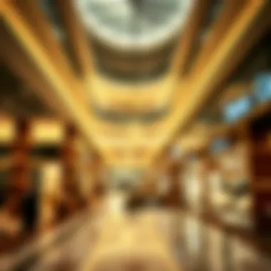 Luxury Retail Spaces Inside Dubia Mall Interior view highlighting luxury retail spaces