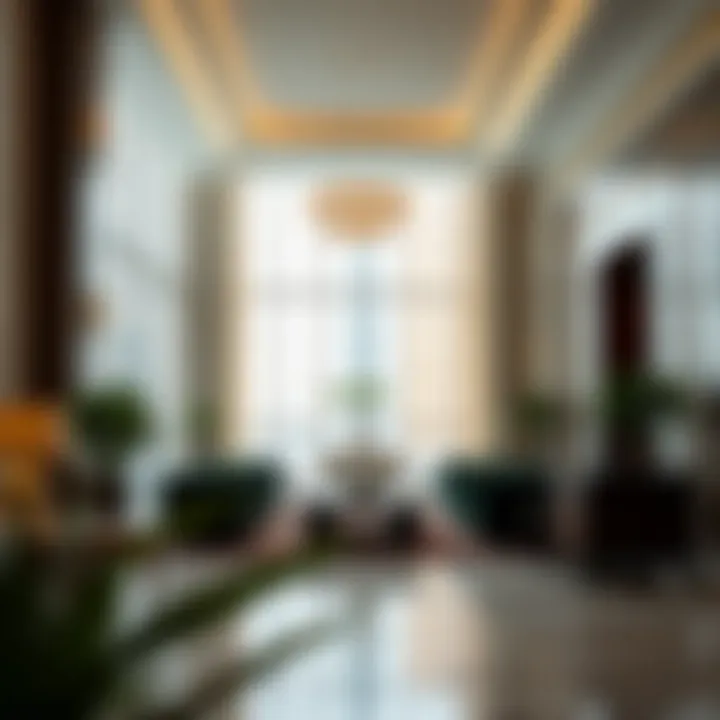 Reception area of Emirates Concord Office Tower emphasizing design and functionality