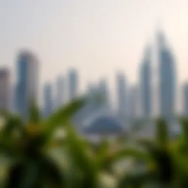 Stunning skyline of Dubai showcasing modern architecture