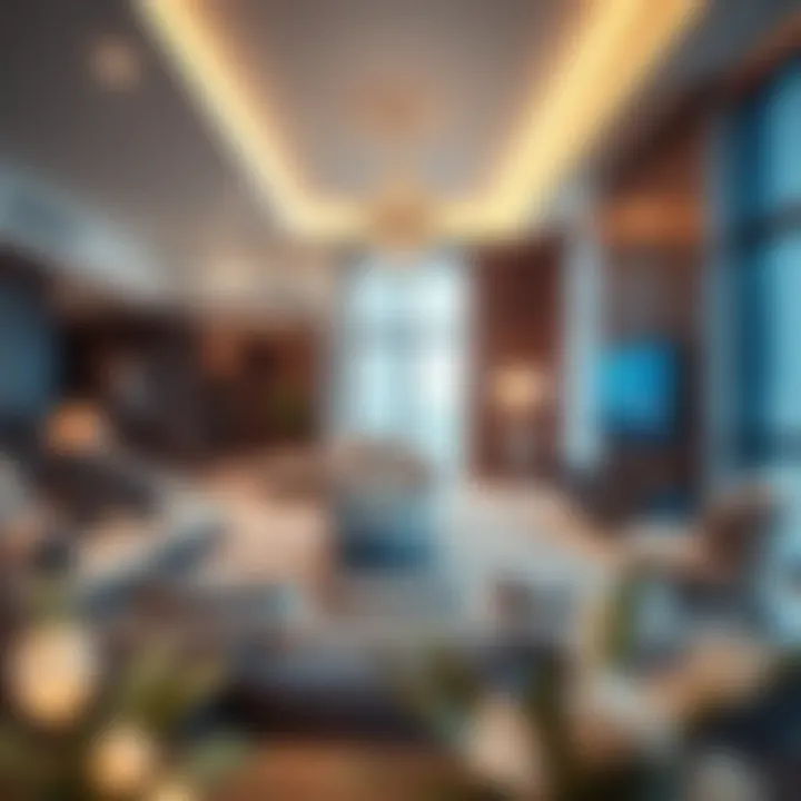 Interior design of a luxury apartment developed by Acube