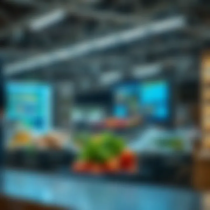 Tech Innovations in Food Access A technological setup aiding in food accessibility and distribution