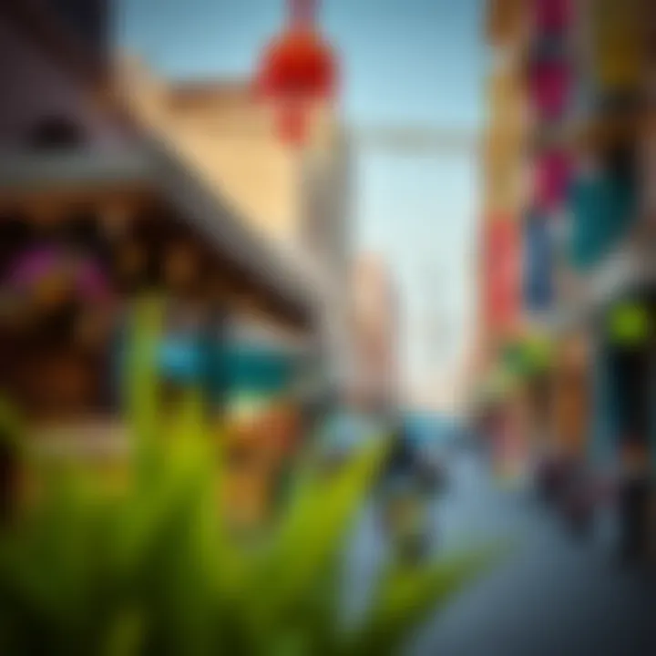 Cultural Attractions in Bur Dubai Street Scene Vibrant street scene in Bur Dubai highlighting cultural attractions