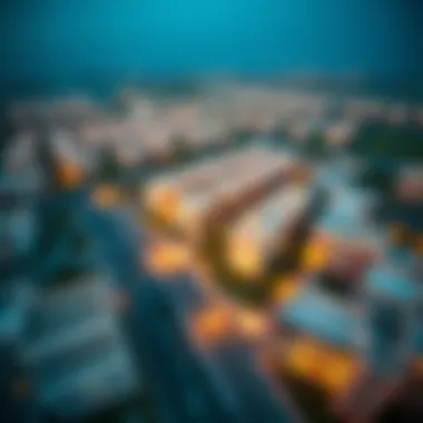 Community Lifestyle in Ajman Al Muwaijat Aerial view of Ajman Al Muwaijat highlighting community lifestyle