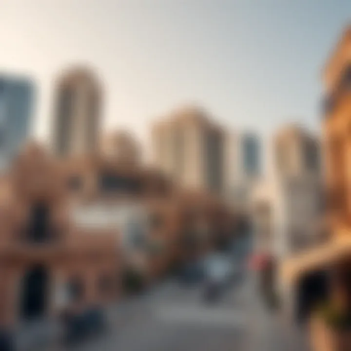 Modern developments intertwining with traditional structures in Al Fahidi