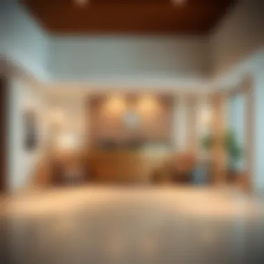 Calm and inviting reception area of Al Khail Gate Gym