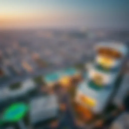 Panoramic view of Al Khail Gate residential community