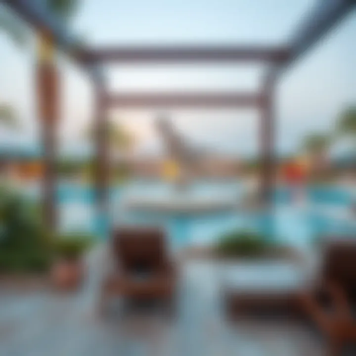 A serene area within the park for relaxation and leisure