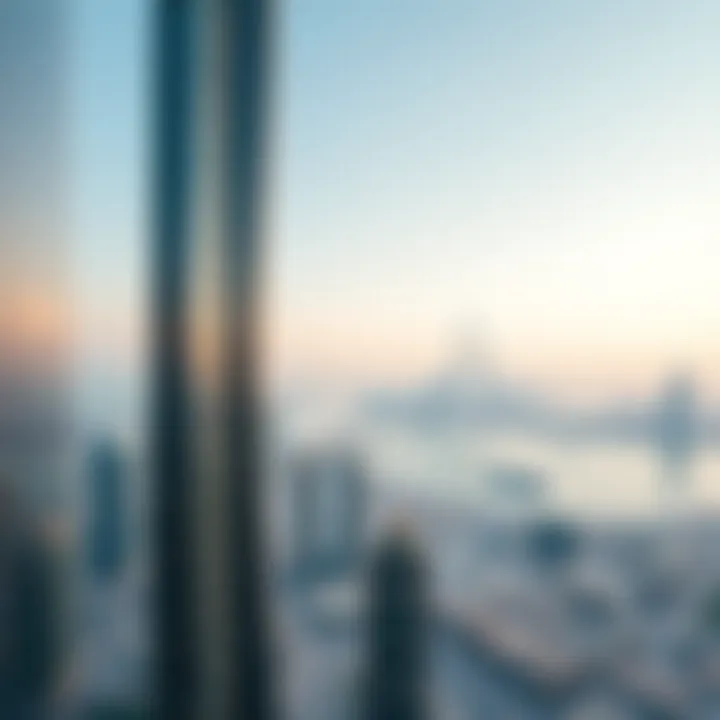 Aerial view showcasing the architectural brilliance of Al Roda Tower 2 against the Dubai skyline.