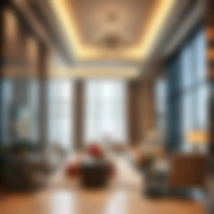 Interior design of Al Roda Tower 2 illustrating luxury and sophisticated living spaces.