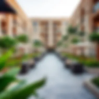 Common amenities in Al Nahda residential complex