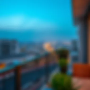 Stunning view from a balcony in Al Nahda