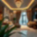 Luxurious living room in an Al Nahda apartment