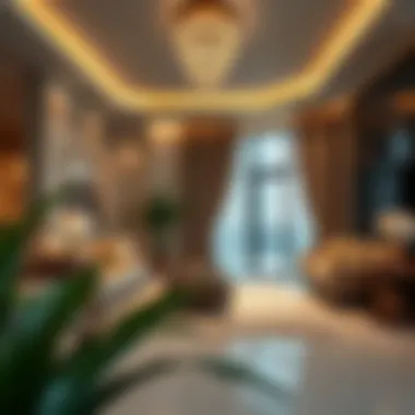 Luxurious living room in an Al Nahda apartment