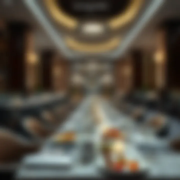 Gastronomic Delights at العربي مول دبي Elegant dining space with a variety of cuisines available