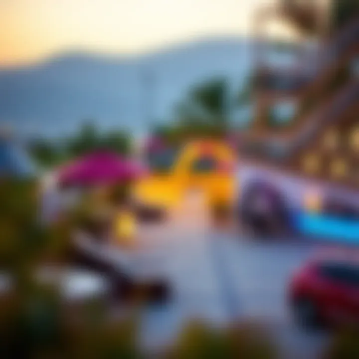 Leisure and Entertainment at العربي مول دبي Recreational area with entertainment options and leisure activities