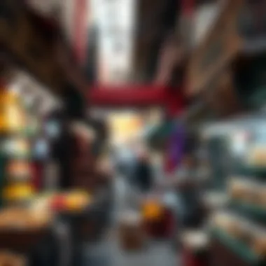 Vibrant Local Market in Dubai Vibrant local market illustrating cultural richness of Dubai