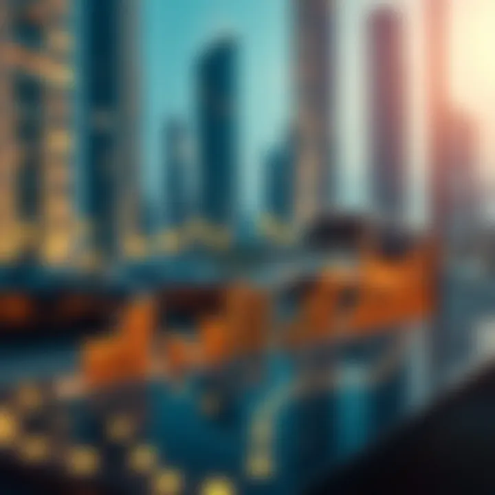 Graph illustrating real estate market trends in Dubai