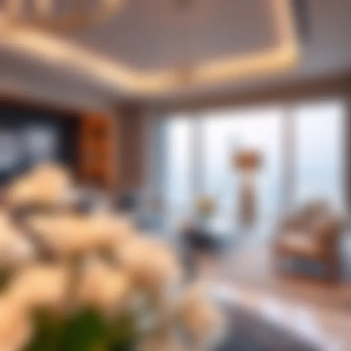 Sophisticated Living Spaces Elegant interior of a residential unit in Boulevard Point