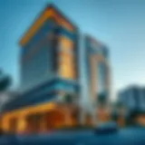 Architectural Marvel of Boulevard Point Luxurious facade of Boulevard Point showcasing modern architecture