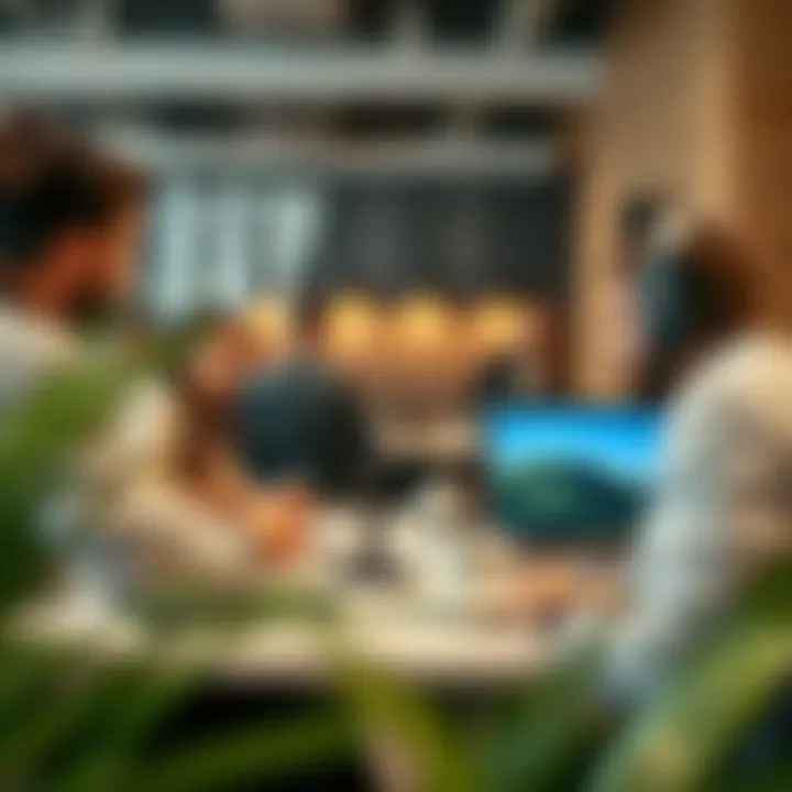 Digital Skills Workshop in Uptown Dubai A digital skills workshop being conducted in a modern setting