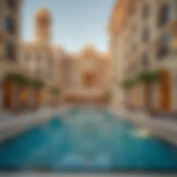 Elegant architecture of century properties in Dubai