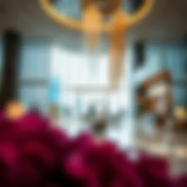 Luxurious Lobby of Damac Tower Luxurious lobby interior of Damac Tower