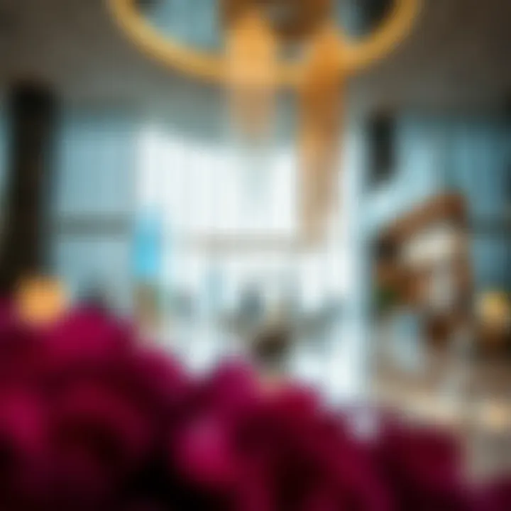 Luxurious Lobby of Damac Tower Luxurious lobby interior of Damac Tower