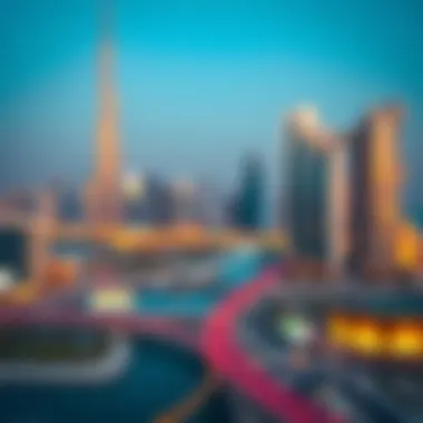 Skyline of Dubai illustrating real estate trends around Tower Three