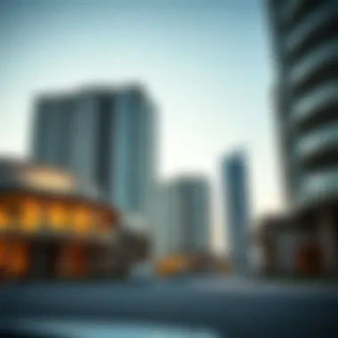 Contemporary Structures in Dubai South Modern architecture in Dubai South highlighting residential and commercial developments