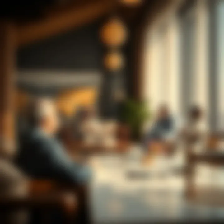 Proverbs in Contemporary Emirati Conversations A contemporary setting showcasing the use of proverbs in daily conversations