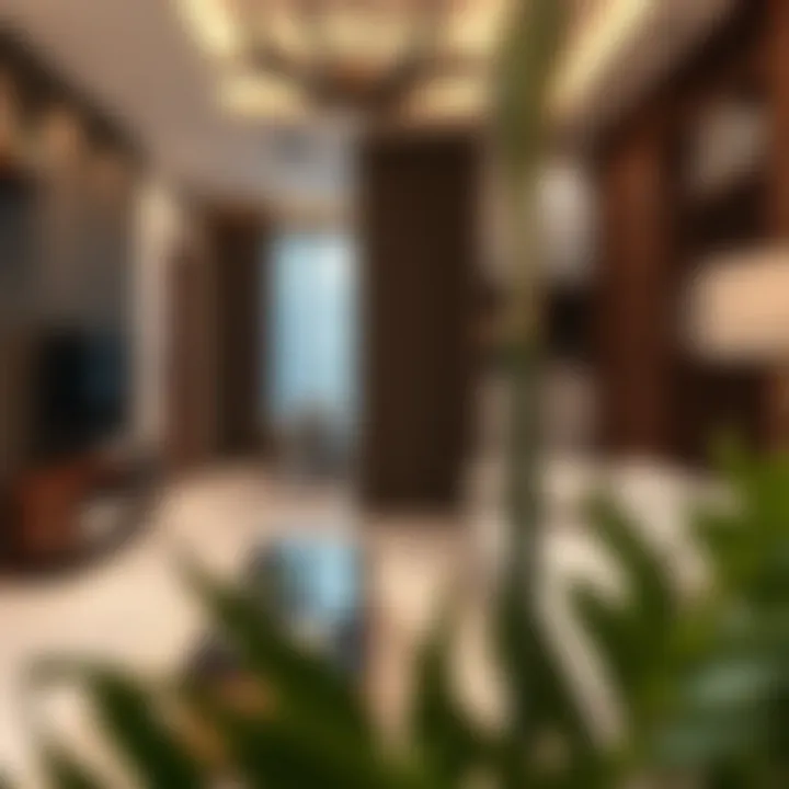 Luxury Apartment Interior Design Interior design elements of a luxury apartment in Empire Estates