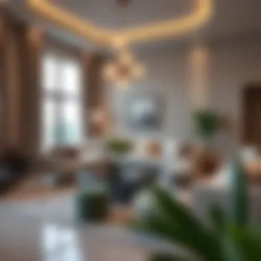 Cozy family room with comfortable seating arrangements