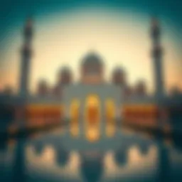 Stunning view of the Sheikh Zayed Grand Mosque