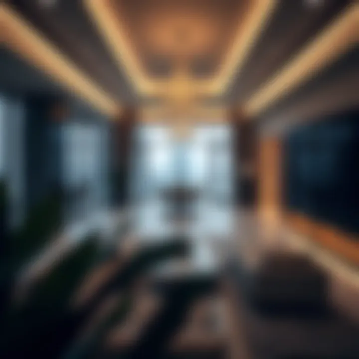 Contemporary Interior of the Green Corner Building Interior space reflecting the contemporary amenities offered in the Green Corner Building