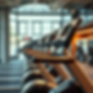 Innovative Gym Equipment for Modern Fitness A close-up of advanced gym equipment showcasing innovation in fitness technology