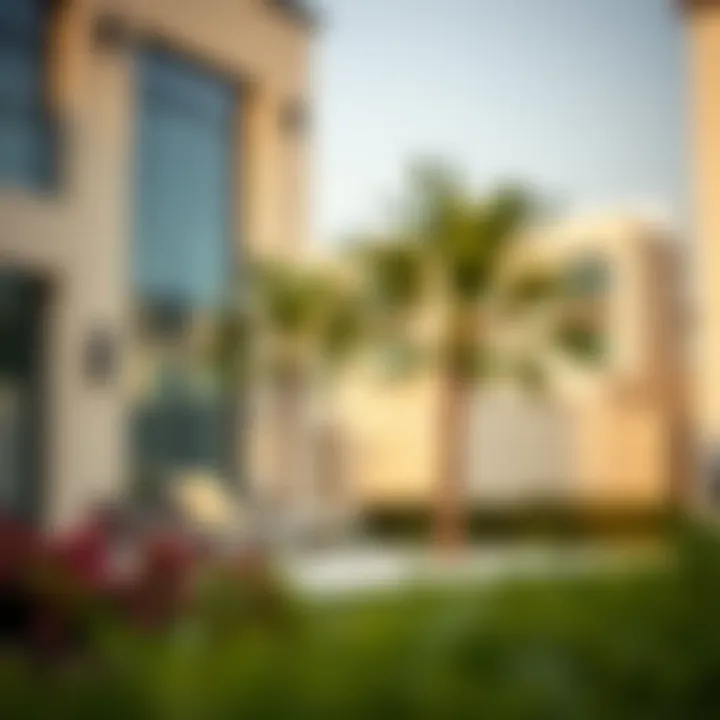 Tranquil outdoor area in JVC representing lifestyle aspects