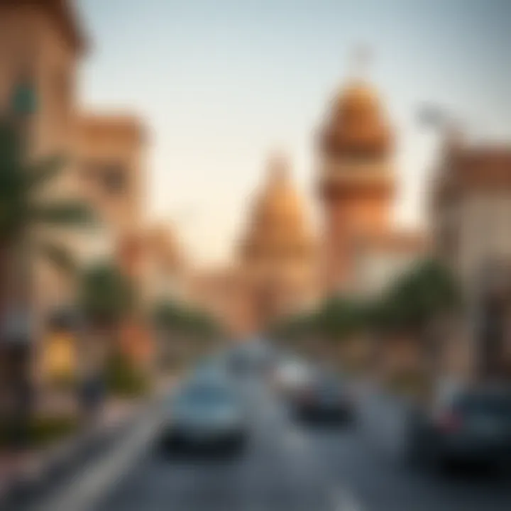Cultural landmarks along Khalid Bin Al Waleed Road