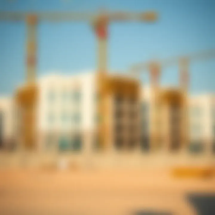 New luxury residential project under construction in Dubai