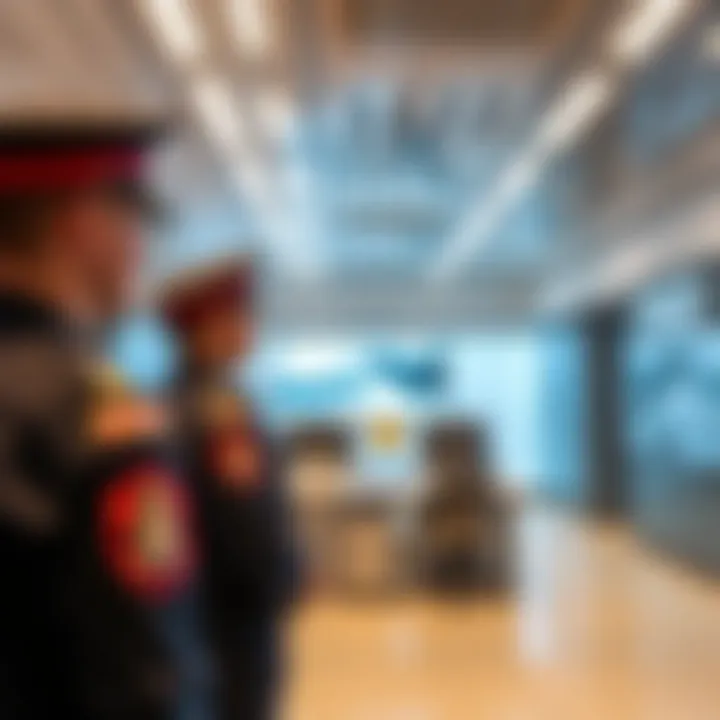 Interior view of a Smart Police Station showcasing advanced technology