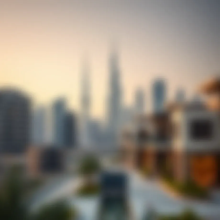 Stunning Dubai skyline showcasing luxury contemporary architecture