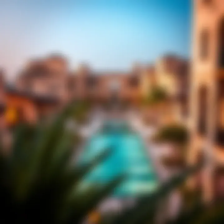 Stunning view of Madinat's architectural landscape