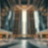 Modern architectural design of مركز امر اب